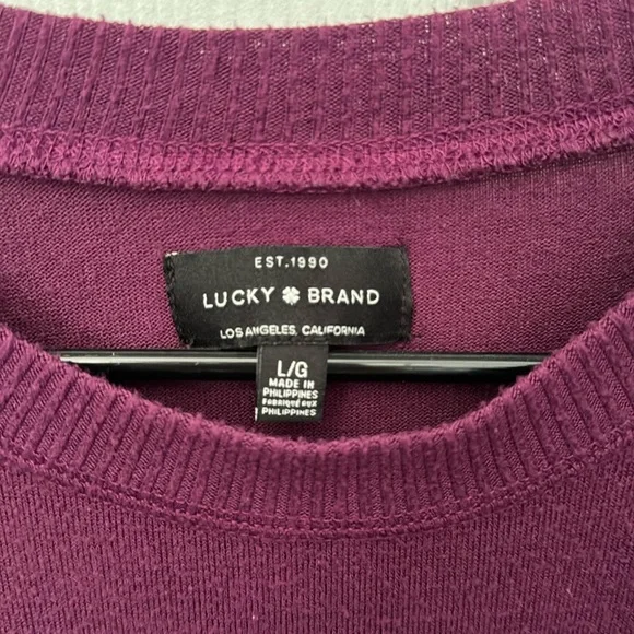 Lucky sweater size large - Picture 2 of 3